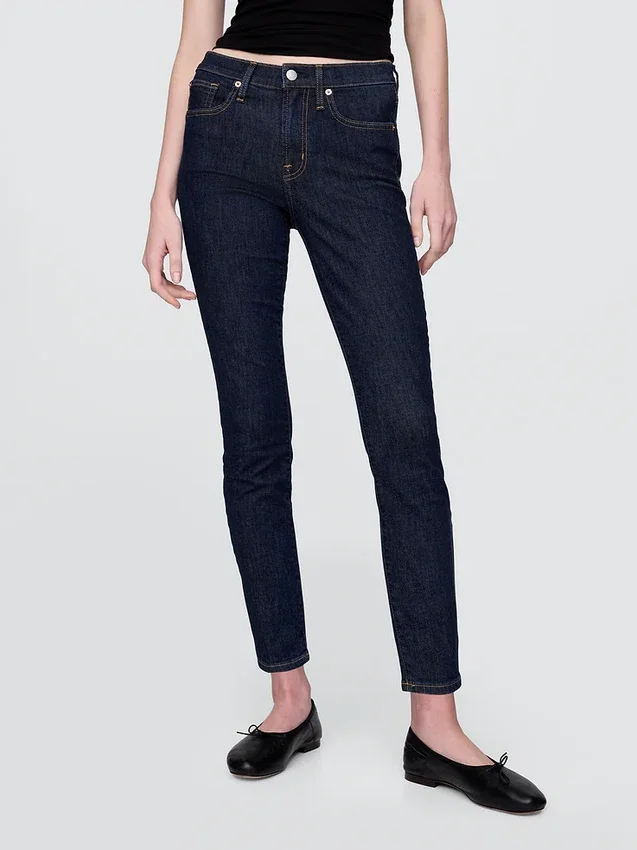 Jeans skinny taille moyenne