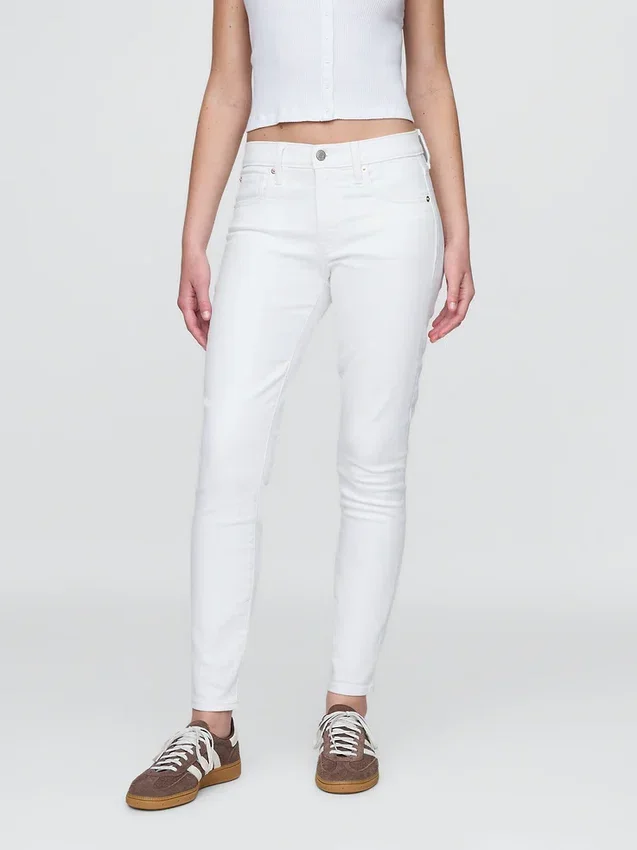 Jeans skinny taille moyenne