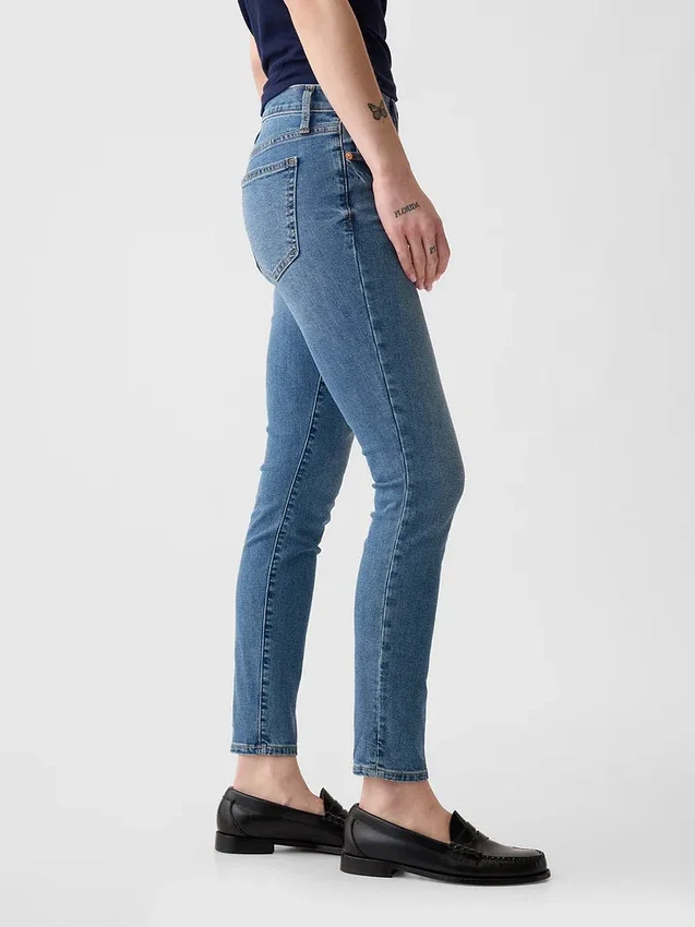 Jeans skinny taille moyenne