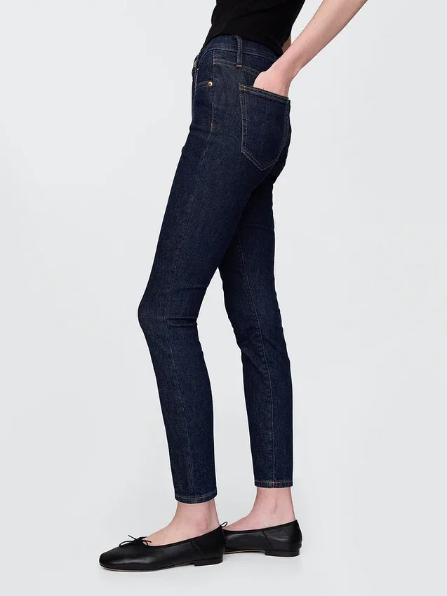 Jeans skinny taille moyenne