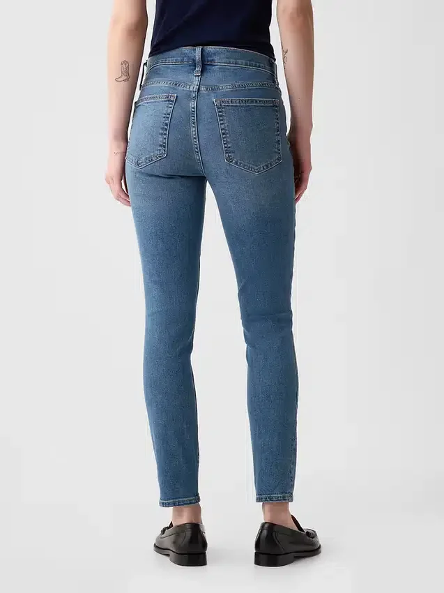 Jeans skinny taille moyenne