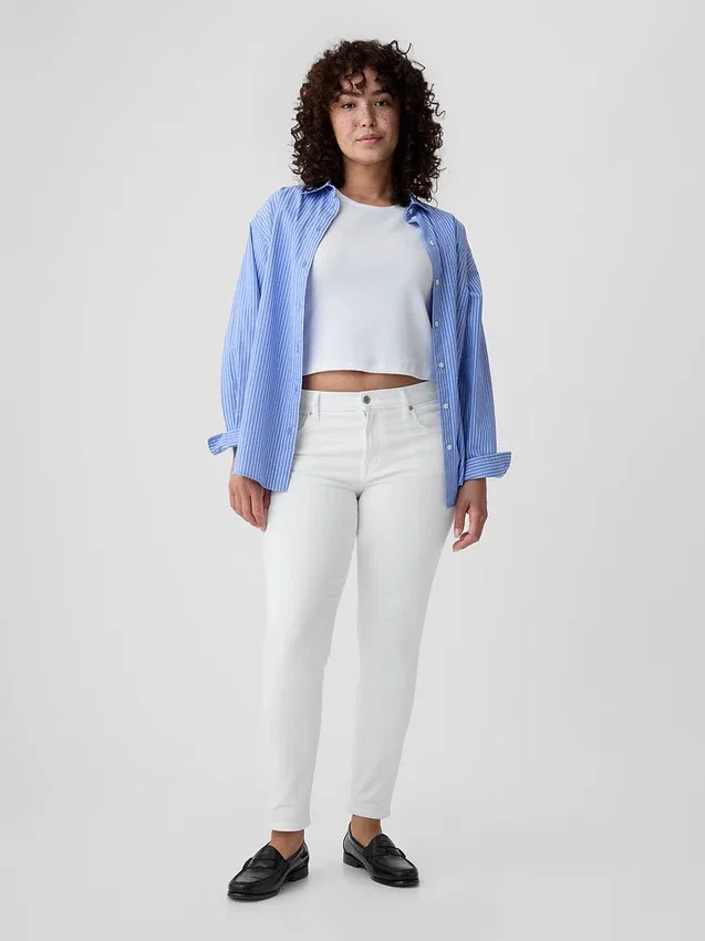 Jeans skinny taille moyenne