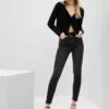 Jeans skinny taille très haute