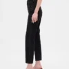 Jeans slim droit court taille haute style années 90