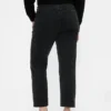 Jeans slim droit court taille haute style années 90