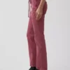 Jeans slim droit taille basse à lacets style années 90