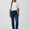 Jeans slim droit taille haute « Curvy » style années 90