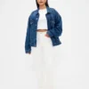 Jeans slim droit taille haute « Curvy » style années 90