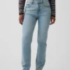 Jeans slim droit taille haute « Curvy » style années 90