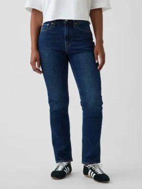 Jeans slim droit taille haute « Curvy » style années 90