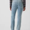 Jeans slim droit taille haute « Curvy » style années 90