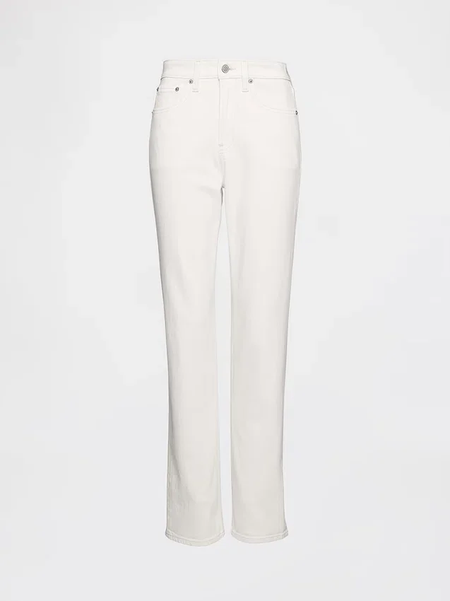 Jeans slim droit taille haute « Curvy » style années 90