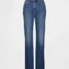 Jeans slim droit taille haute « Curvy » style années 90