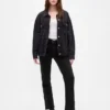 Jeans slim droit taille haute style années 90