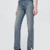 Jeans slim droit taille haute style années 90