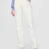 Jeans slim droit taille haute style années 90