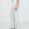 Jeans slim droit taille haute style années 90