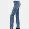 Jeans slim droit taille haute style années 90