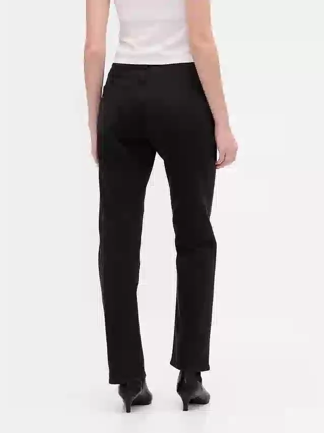 Jeans slim droit taille haute style années 90