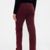 Jeans slim droit taille haute style années 90
