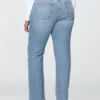 Jeans slim droit taille haute style années 90