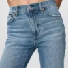 Jeans slim droit taille haute style années 90