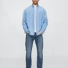 Jeans slim à lisière