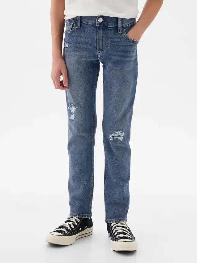 Jeans slim « Rip & Repair » pour enfants