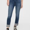 Jeans slim vintage à taille haute