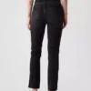 Jeans slim vintage à taille haute