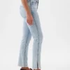 Jeans slim vintage à taille haute