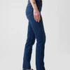 Jeans slim vintage à taille haute