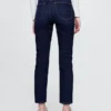 Jeans slim vintage à taille haute