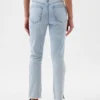 Jeans slim vintage à taille haute