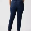 Jeans slim vintage à taille haute