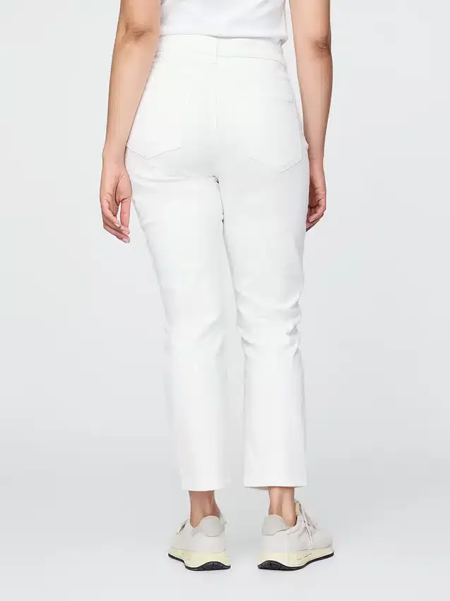 Jeans slim vintage à taille haute