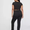 Jeans slim vintage à taille haute