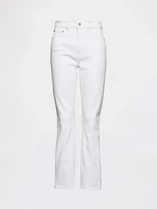 Jeans slim vintage à taille haute