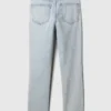 Jeans slim vintage à taille haute