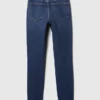 Jeans slim vintage à taille haute