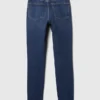Jeans slim vintage à taille haute