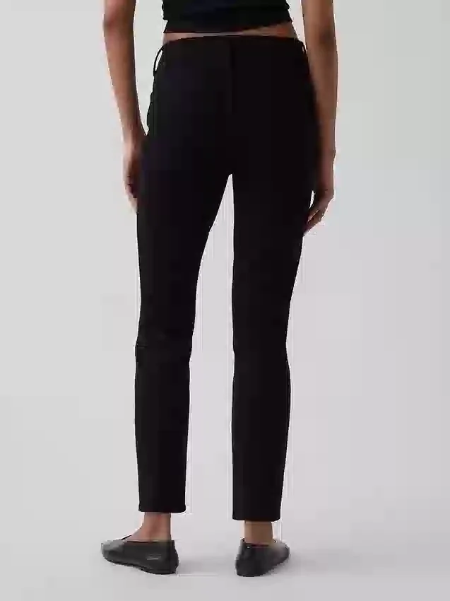 Jeans slim vintage à taille mi-haute