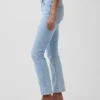 Jeans slim vintage à taille mi-haute