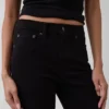 Jeans slim vintage à taille mi-haute