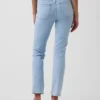 Jeans slim vintage à taille mi-haute