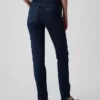 Jeans slim vintage à taille mi-haute