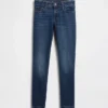Jeans super skinny de tous les jours à taille mi-haute pour enfants