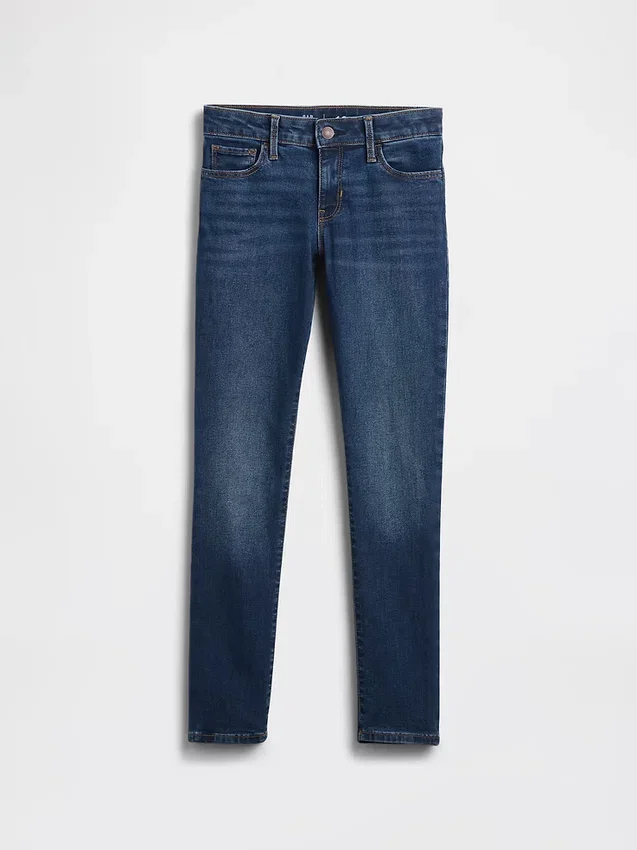 Jeans super skinny de tous les jours à taille mi-haute pour enfants