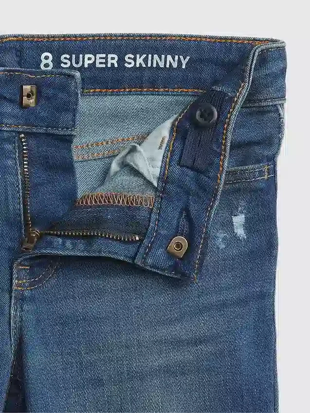 Jeans super skinny taille mi-haute pour enfants