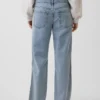 Jeans taille basse des années 90, coupe ample avec rayures latérales